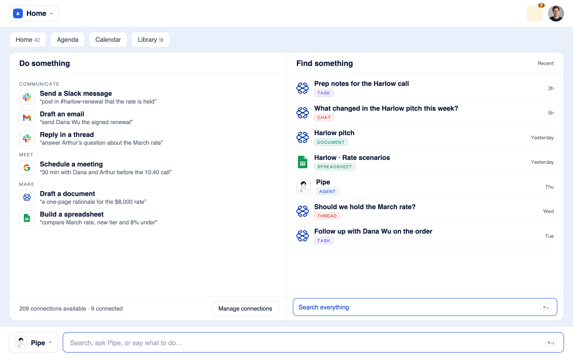 Dock: Your assistant, always one key away